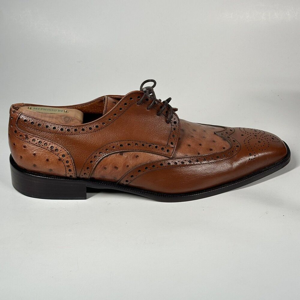 Cerruti Brown Mens Italian Leather Oxford Dress Shoes/ Made in Italy/ 44 - 11 - Picture 10 of 16